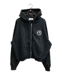 AMBUSH（アンブッシュ）の古着「ロゴ ジップアップ フーディー」｜ブラック