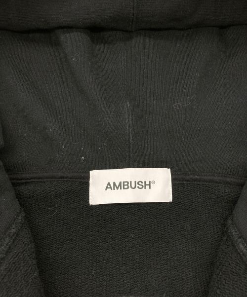 AMBUSH（アンブッシュ）AMBUSH (アンブッシュ) ロゴ ジップアップ フーディー ブラック サイズ:Lの古着・服飾アイテム
