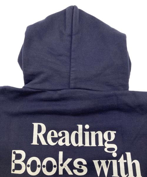 POPEYE（ポパイ）POPEYE (ポパイ) ACTUAL SOURCE (アクチュアルソース) BooK Club Hoodie ネイビー サイズ:XLの古着・服飾アイテム