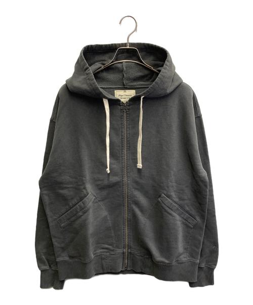 NIGEL CABOURN（ナイジェルケーボン）NIGEL CABOURN (ナイジェルケーボン) THE ARMY GYM ジップアップフーディ グレー サイズ:Sの古着・服飾アイテム