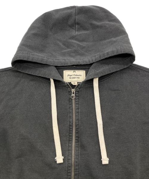 NIGEL CABOURN（ナイジェルケーボン）NIGEL CABOURN (ナイジェルケーボン) THE ARMY GYM ジップアップフーディ グレー サイズ:Sの古着・服飾アイテム