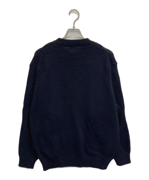 AGAIN（アゲイン）AGAIN (アゲイン) ウールカシミヤニット ネイビー サイズ:ＦＲＥＥの古着・服飾アイテム