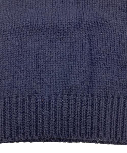 AGAIN（アゲイン）AGAIN (アゲイン) ウールカシミヤニット ネイビー サイズ:ＦＲＥＥの古着・服飾アイテム