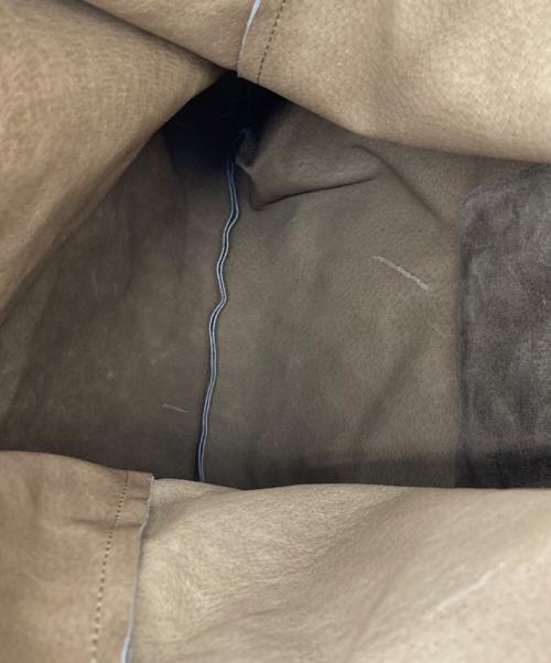 DECI（デシ）DECI (デシ) Suede Tote Bag ブラウンの古着・服飾アイテム