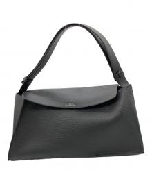 STUDIO NICHOLSON（スタジオ ニコルソン）の古着「SHIBORU LEATHER  BAG」｜ブラック