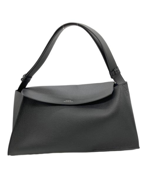 STUDIO NICHOLSON（スタジオ ニコルソン）STUDIO NICHOLSON (スタジオ ニコルソン) SHIBORU LEATHER  BAG ブラックの古着・服飾アイテム