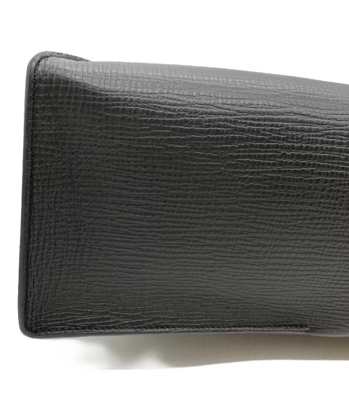 STUDIO NICHOLSON（スタジオ ニコルソン）STUDIO NICHOLSON (スタジオ ニコルソン) SHIBORU LEATHER  BAG ブラックの古着・服飾アイテム