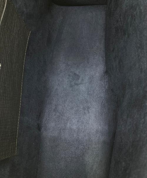 STUDIO NICHOLSON（スタジオ ニコルソン）STUDIO NICHOLSON (スタジオ ニコルソン) SHIBORU LEATHER  BAG ブラックの古着・服飾アイテム