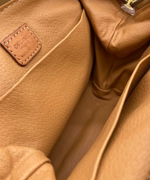 CELINE（セリーヌ）CELINE (セリーヌ) 【OLD】マカダム柄トリオンフ ポーチ ブラウンの古着・服飾アイテム