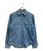 Rockmount Ranch Wearロックマウントランチウェア）の古着「デニムウエスタンシャツ【USA製】」｜インディゴ