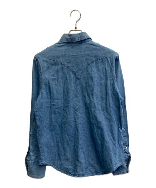 Rockmount Ranch Wear（ロックマウントランチウェア）Rockmount Ranch Wear (ロックマウントランチウェア) デニムウエスタンシャツ【USA製】 インディゴ サイズ:14×32の古着・服飾アイテム