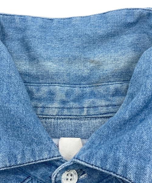 Rockmount Ranch Wear（ロックマウントランチウェア）Rockmount Ranch Wear (ロックマウントランチウェア) デニムウエスタンシャツ【USA製】 インディゴ サイズ:14×32の古着・服飾アイテム
