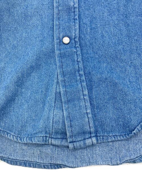 Rockmount Ranch Wear（ロックマウントランチウェア）Rockmount Ranch Wear (ロックマウントランチウェア) デニムウエスタンシャツ【USA製】 インディゴ サイズ:14×32の古着・服飾アイテム