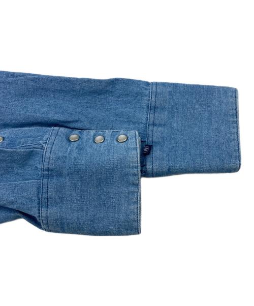 Rockmount Ranch Wear（ロックマウントランチウェア）Rockmount Ranch Wear (ロックマウントランチウェア) デニムウエスタンシャツ【USA製】 インディゴ サイズ:14×32の古着・服飾アイテム