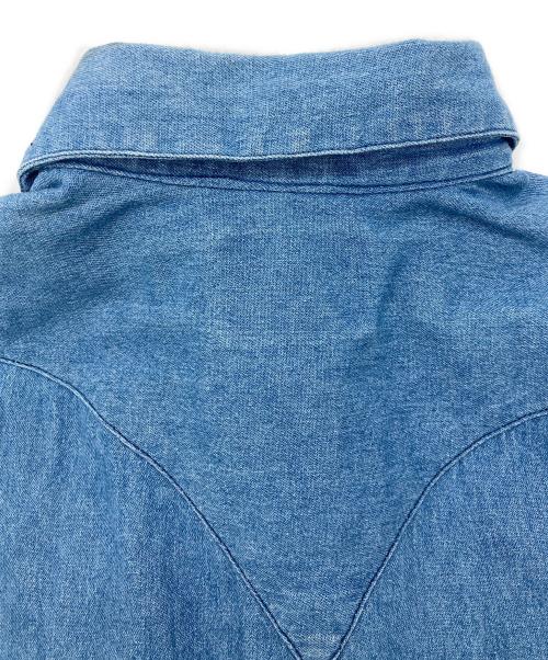 Rockmount Ranch Wear（ロックマウントランチウェア）Rockmount Ranch Wear (ロックマウントランチウェア) デニムウエスタンシャツ【USA製】 インディゴ サイズ:14×32の古着・服飾アイテム