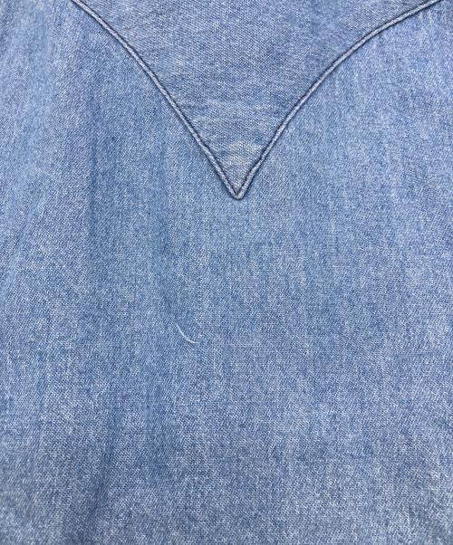Rockmount Ranch Wear（ロックマウントランチウェア）Rockmount Ranch Wear (ロックマウントランチウェア) デニムウエスタンシャツ【USA製】 インディゴ サイズ:14×32の古着・服飾アイテム