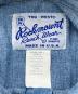 中古・古着 Rockmount Ranch Wear (ロックマウントランチウェア) デニムウエスタンシャツ【USA製】 インディゴ サイズ:14×32：6000円