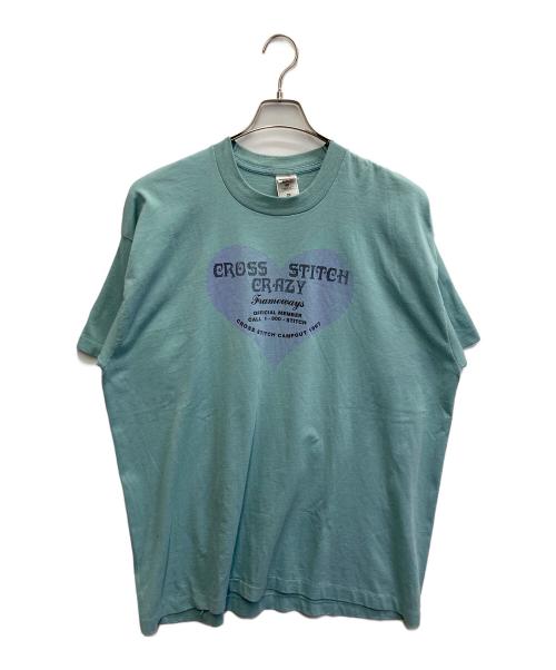 FRUIT OF THE LOOM（フルーツオブザルーム）FRUIT OF THE LOOM (フルーツオブザルーム) 90's プリントTEE ブルー サイズ:XXLの古着・服飾アイテム