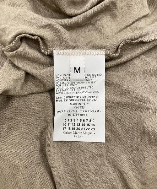 Maison Margiela（メゾンマルジェラ）Maison Margiela (メゾンマルジェラ) ショートスリーブカットソー ベージュ サイズ:Mの古着・服飾アイテム