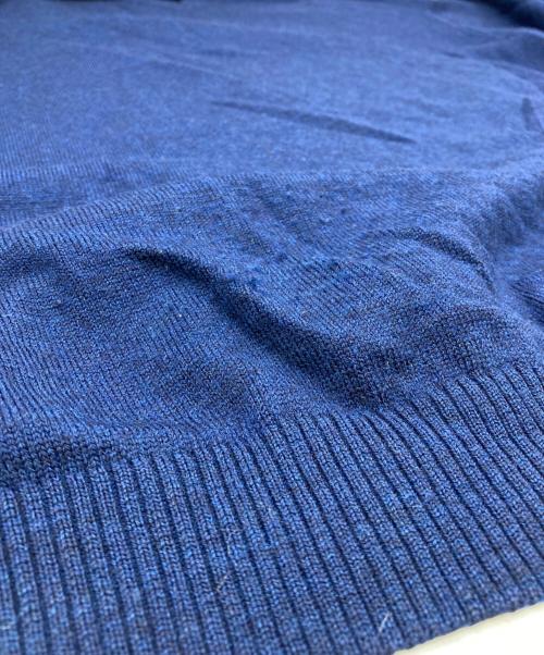 BROOKS BROTHERS（ブルックスブラザーズ）BROOKS BROTHERS (ブルックスブラザーズ) メリノウールＶネックニット ネイビー サイズ:Lの古着・服飾アイテム