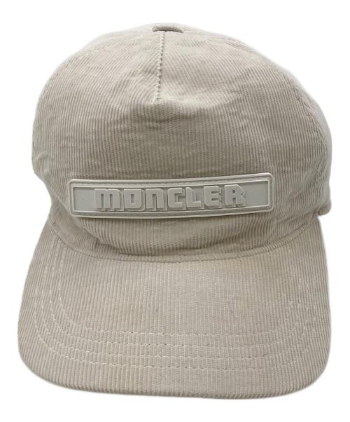 MONCLER（モンクレール）MONCLER (モンクレール) BRERETTO BASEBALL キャップ ベージュの古着・服飾アイテム