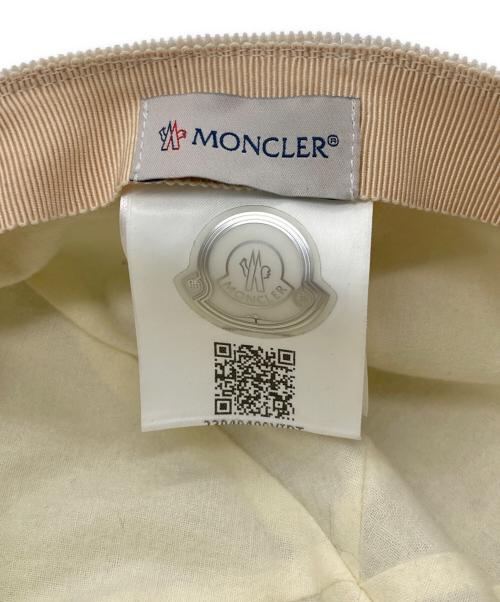 MONCLER（モンクレール）MONCLER (モンクレール) BRERETTO BASEBALL キャップ ベージュの古着・服飾アイテム