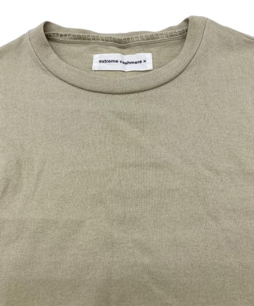 extreme cashmere（エクストリーム カシミア）extreme cashmere (エクストリーム カシミア) カシミヤ混Tシャツ ベージュ サイズ:FREEの古着・服飾アイテム