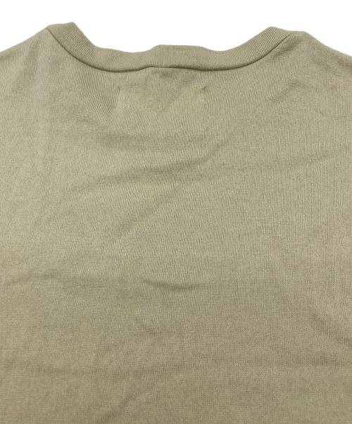 extreme cashmere（エクストリーム カシミア）extreme cashmere (エクストリーム カシミア) カシミヤ混Tシャツ ベージュ サイズ:FREEの古着・服飾アイテム