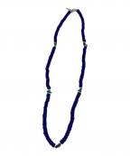 INDIAN JEWELRYインディアンジュエリー）の古着「ビーズネックレス」｜ブルー