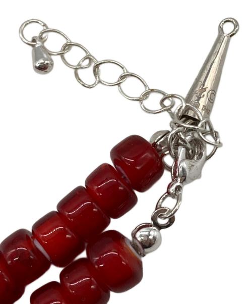 INDIAN JEWELRY（インディアンジュエリー）Indian Jewelry (インディアンジュエリー) トップスカッシュブロッサムビーズネックレス レッドの古着・服飾アイテム