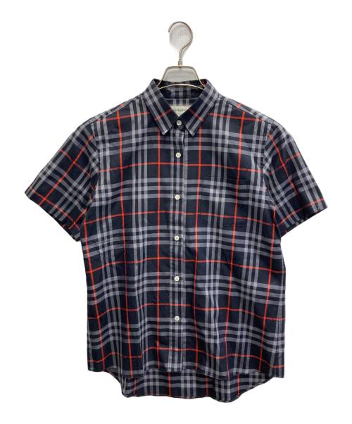 Burberry's（バーバリー）Burberry's (バーバリー) ノバチェックシャツ ネイビー サイズ:Lの古着・服飾アイテム