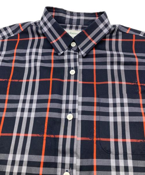 Burberry's（バーバリー）Burberry's (バーバリー) ノバチェックシャツ ネイビー サイズ:Lの古着・服飾アイテム