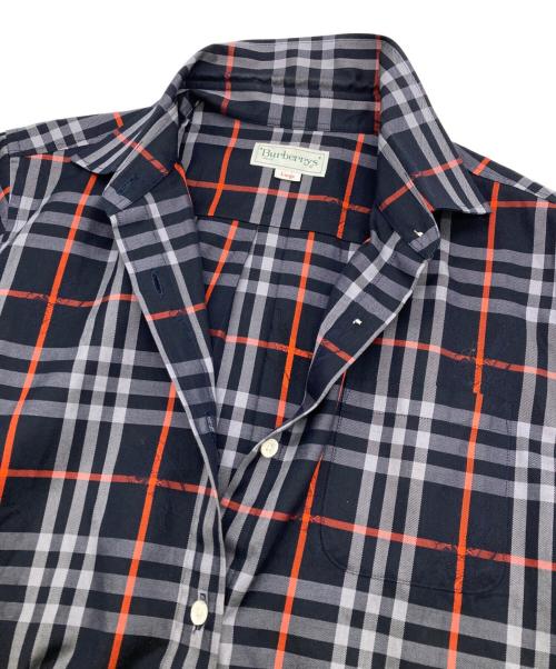Burberry's（バーバリー）Burberry's (バーバリー) ノバチェックシャツ ネイビー サイズ:Lの古着・服飾アイテム