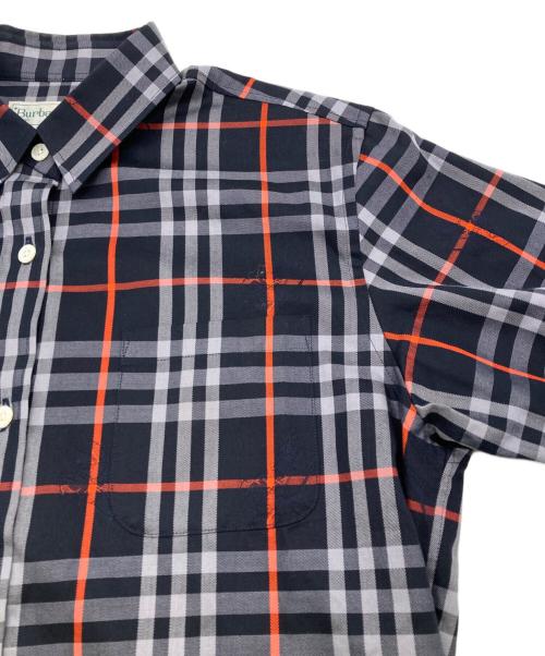 Burberry's（バーバリー）Burberry's (バーバリー) ノバチェックシャツ ネイビー サイズ:Lの古着・服飾アイテム