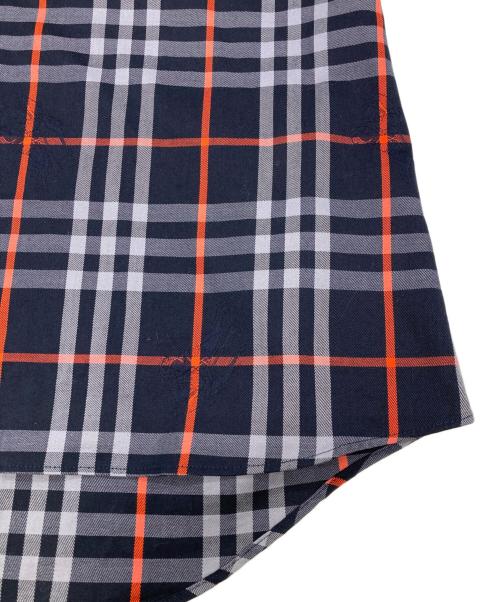 Burberry's（バーバリー）Burberry's (バーバリー) ノバチェックシャツ ネイビー サイズ:Lの古着・服飾アイテム