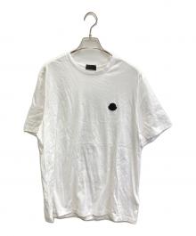 MONCLER（モンクレール）の古着「24SS バックロゴプリント クルーネック Ｔシャツ」｜ホワイト