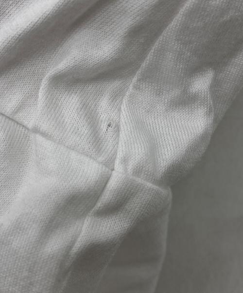 MONCLER（モンクレール）MONCLER (モンクレール) 24SS バックロゴプリント クルーネック Ｔシャツ ホワイト サイズ:XLの古着・服飾アイテム