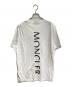 MONCLER (モンクレール) 24SS バックロゴプリント クルーネック Ｔシャツ ホワイト サイズ:XL：22000円