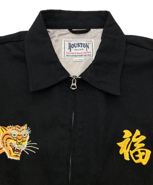 HOUSTON（ヒューストン）HOUSTON (ヒューストン) ベトナムジャケット ブラック サイズ:XLの古着・服飾アイテム