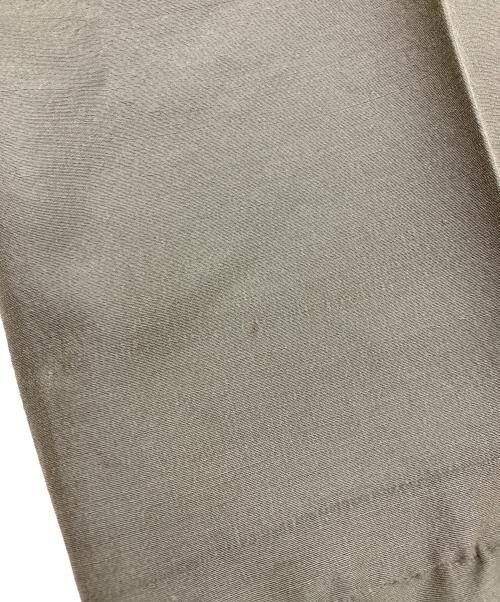 seven by seven（セブンバイセブン）seven by seven (セブンバイセブン) IN-TUCK TROUSERS シルク/ウール オリーブ サイズ:Sの古着・服飾アイテム