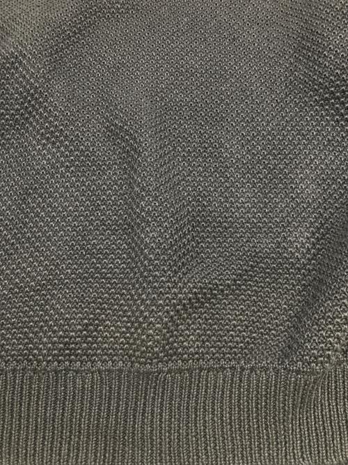 seven by seven（セブンバイセブン）seven by seven (セブンバイセブン) CREW NECK LINEN KNIT SWEATER - Moss stitch - ブラック サイズ:Sの古着・服飾アイテム