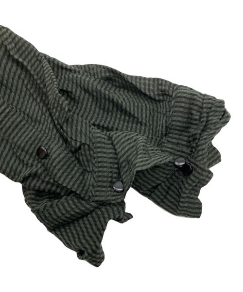 seven by seven（セブンバイセブン）seven by seven (セブンバイセブン) SHEER WESTERN SHIRTS グリーン サイズ:Sの古着・服飾アイテム