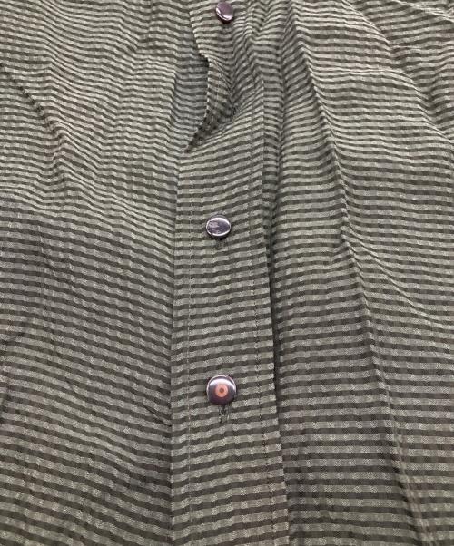 seven by seven（セブンバイセブン）seven by seven (セブンバイセブン) SHEER WESTERN SHIRTS グリーン サイズ:Sの古着・服飾アイテム