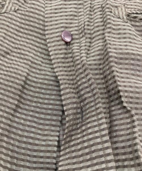 seven by seven（セブンバイセブン）seven by seven (セブンバイセブン) SHEER WESTERN SHIRTS グリーン サイズ:Sの古着・服飾アイテム