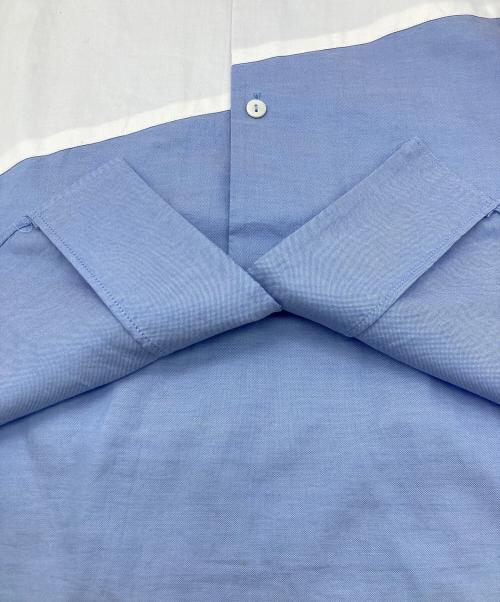 GUCCI（グッチ）GUCCI (グッチ) ロゴスクリプト オーバーサイズボウリングシャツ ブルー サイズ:44の古着・服飾アイテム