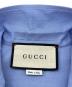 中古・古着 GUCCI (グッチ) ロゴスクリプト オーバーサイズボウリングシャツ ブルー サイズ:44：23000円