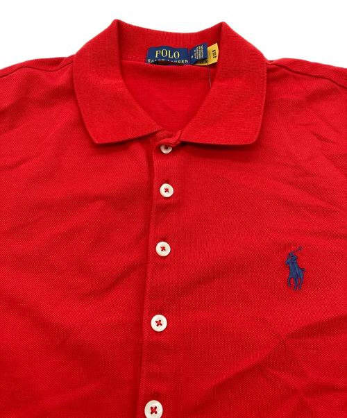 POLO RALPH LAUREN（ポロ・ラルフローレン）POLO RALPH LAUREN (ポロ・ラルフローレン) ポロシャツ レッド サイズ:M 未使用品の古着・服飾アイテム