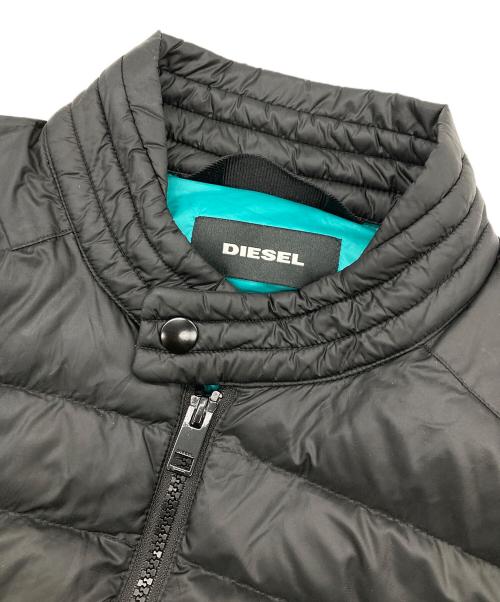 DIESEL（ディーゼル）DIESEL (ディーゼル) パフジャケット ブラック サイズ:Mの古着・服飾アイテム