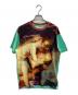 Vivienne Westwood（ヴィヴィアンウエストウッド）の古着「”Kiss ”Printed T-Shirt」｜ブラウン×ブルー