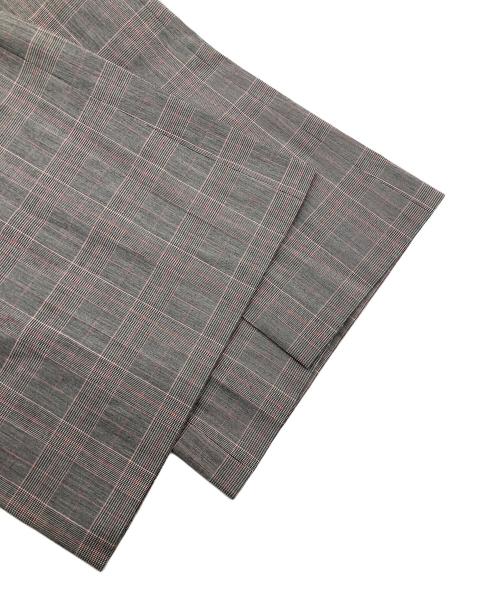 Vivienne Westwood（ヴィヴィアンウエストウッド）Vivienne Westwood (ヴィヴィアンウエストウッド) Ray フレアチェックトラウザー グレー サイズ:40の古着・服飾アイテム